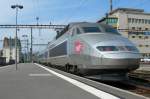 Und auf sowas mach ich einen Nachschuss ;) 
- oder: TGV Lyria verlsst Lausanne in Richtung Paris. 
(11.04.2009)