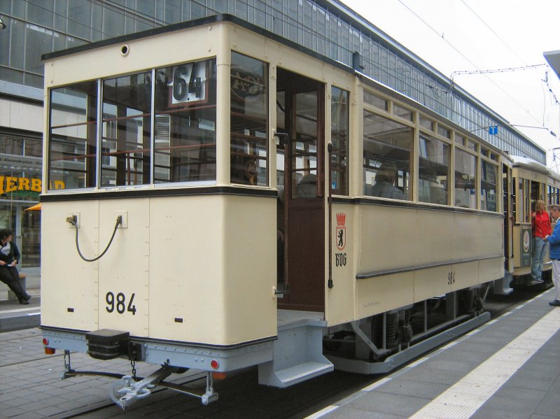 Beiwagen 984, Berlin-Alexanderplatz 12.10.2008