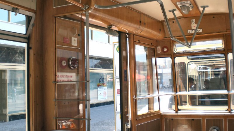 Innenansicht REKO-Beiwagen, Berlin 14.6.2009