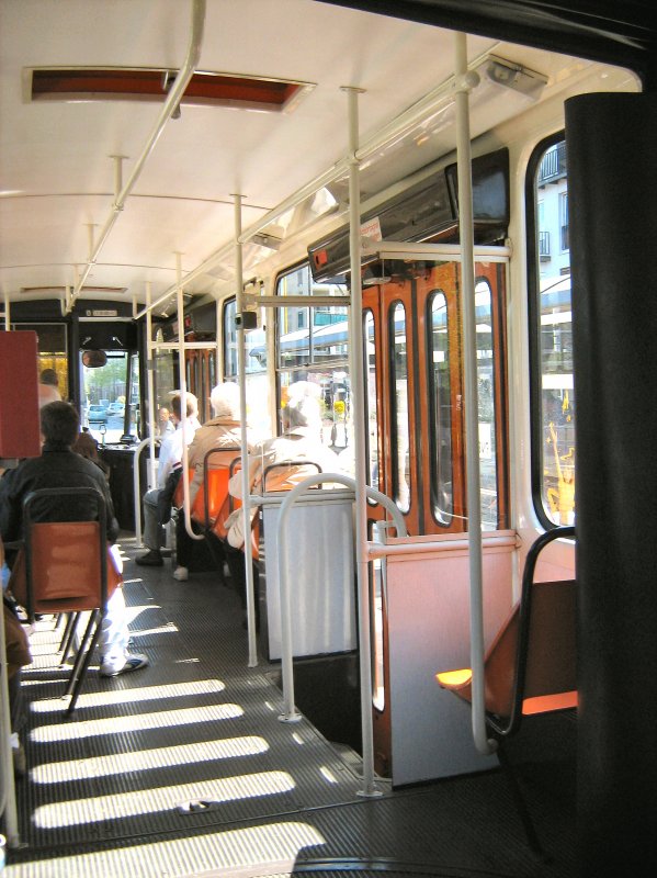 Innenansicht Tatra KT4D (482 BVG)