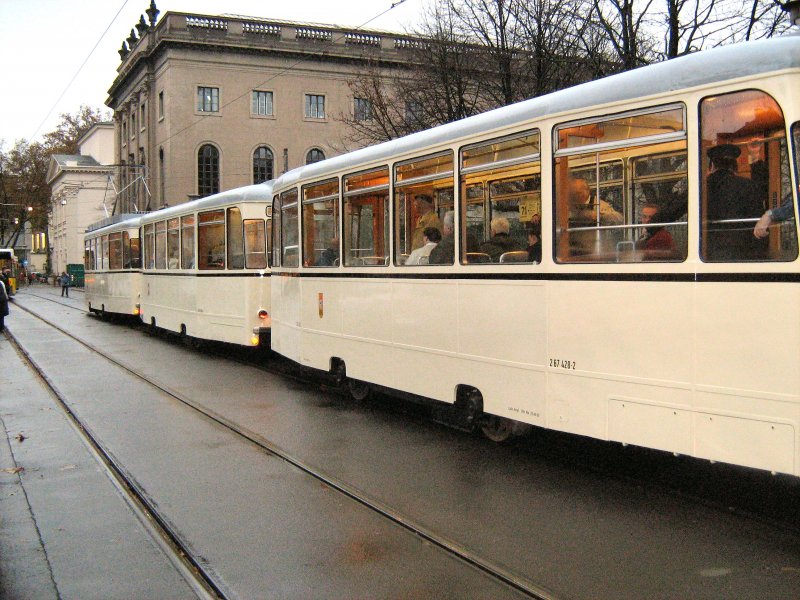 REKO-Dreierzug am Kupfergraben, Berlin-Mitte November 2007