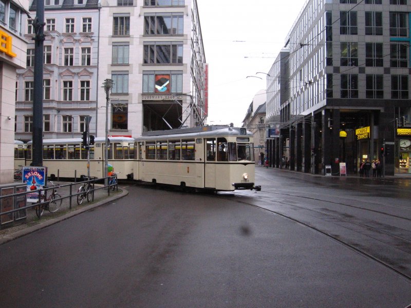 REKO-Zug biegt in die Friedrichstrasse, Sp�therbst 2007