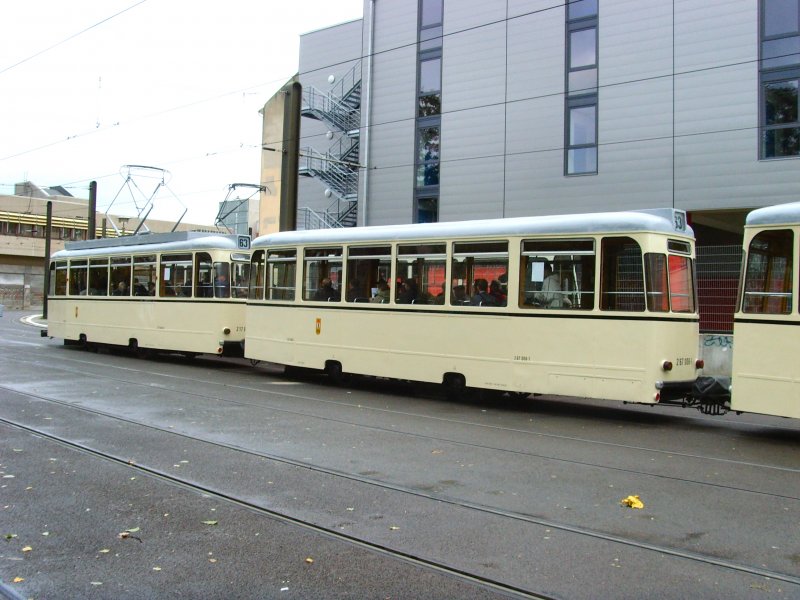 REKO-Zug in der Schleife Langenbeckstrasse, Berlin Oktober 2009