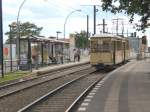 T24/B24-Zug kurz vor der Warschauer Br�cke, Berlin Juli 2009