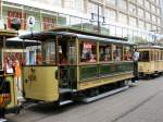 Beiwagen 808 hinter Tw 10 am Alexanderplatz, Berlin Juli 2009