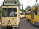 In der Schleife Mahlsdorf mit Zielangabe Wendenschlo� wie der Linienverkehr (KT4D rechrs), Berlin 9.